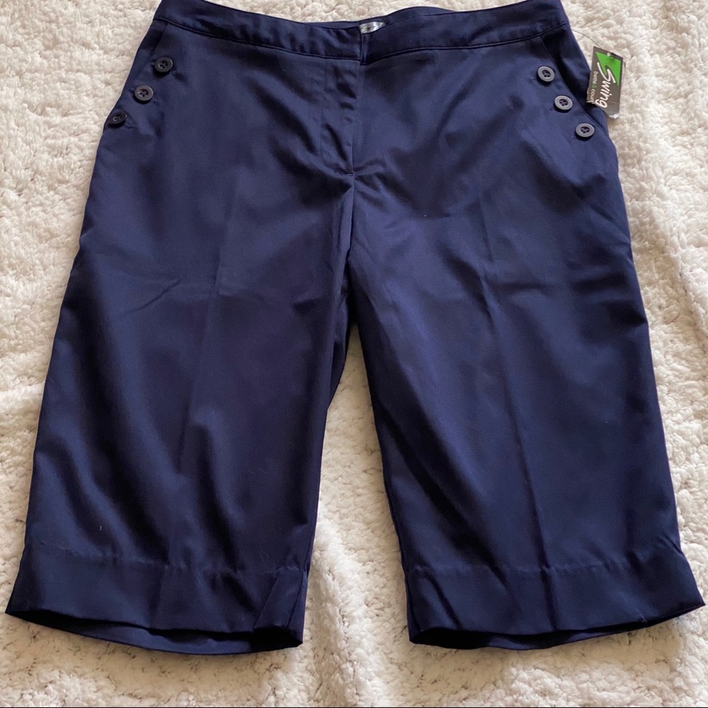 ๐ Swing Womenโs Golf Shorts Sz 8 - Picture 2 of 8